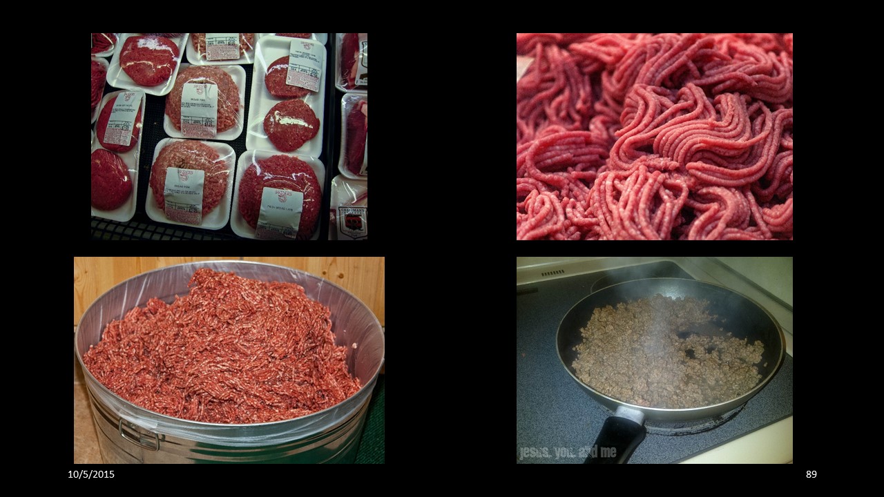ground meat