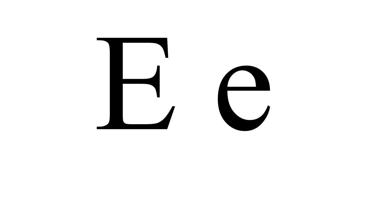 e