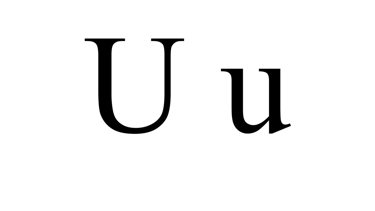 u