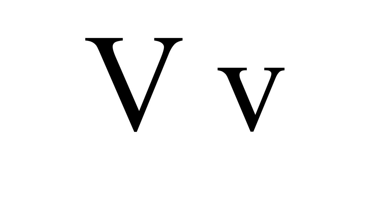 v